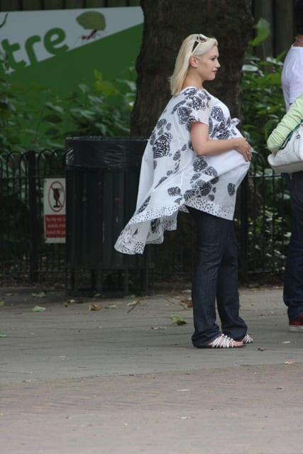 Heavily pregnant Gwen Stefani and Gavin Rossdale and family visit London Zoo for the afternoon London, England - 24.06.08 Credit: (Mandatory): WENN