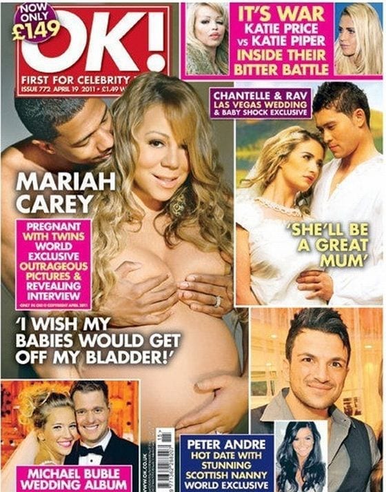 Mariah Carey w magazynie OK 5 ok 1