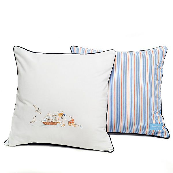 ColorStories poduszka Navy Blue paski