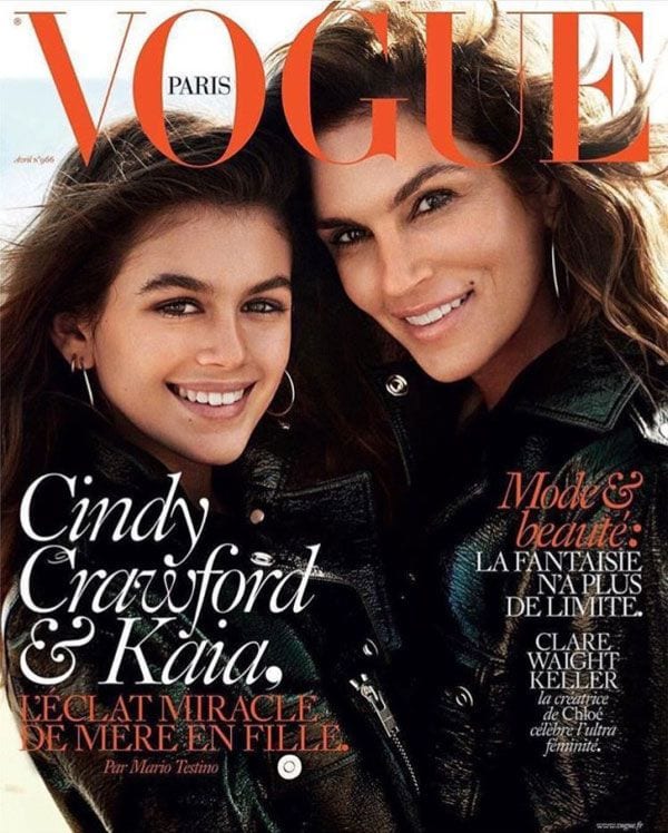 Cindy Crawford z córką na okładce „Vogue Paris” 2 cindy-crawford-z-corka-2