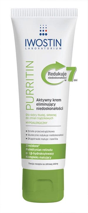 Jak dbać o cerę tłustą i trądzikową? 3 purritin-aktywny-krem-elimi