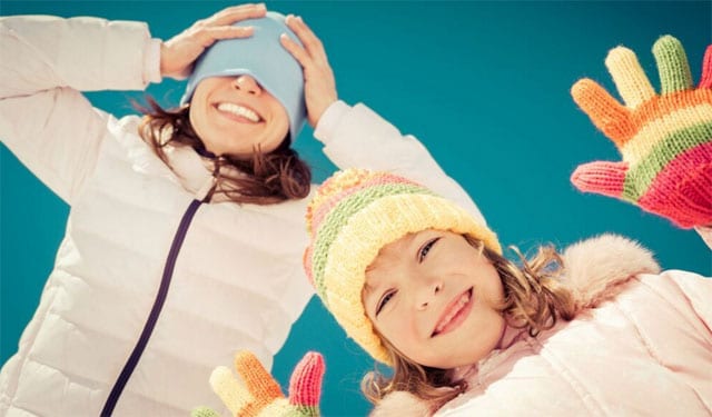 dzieci w zimie 2017