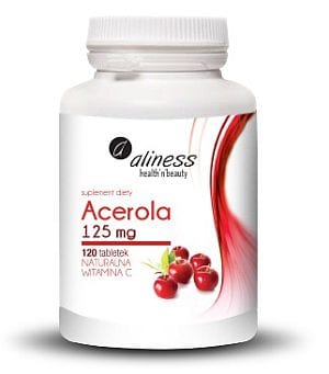 Acerola 125mg x 120 tab. Naturalna Vitamina C-small