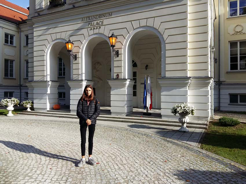 wejście Pałac Alexandrinum