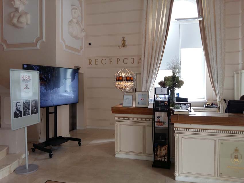 recepcja Hotel Pałac Alexandrinum