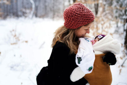 Pielęgnacja skóry noworodka podczas zimy