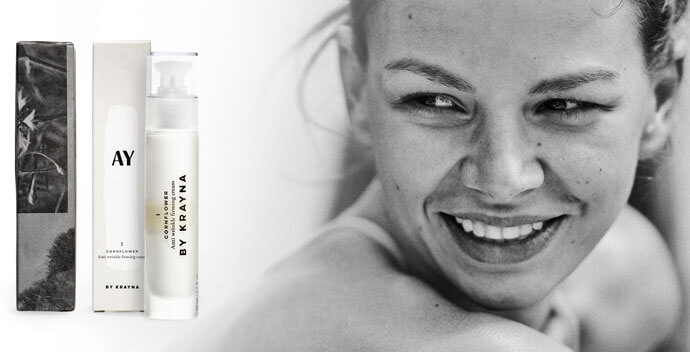 krem przeciwzmarszczkowy z chabrem Krayna