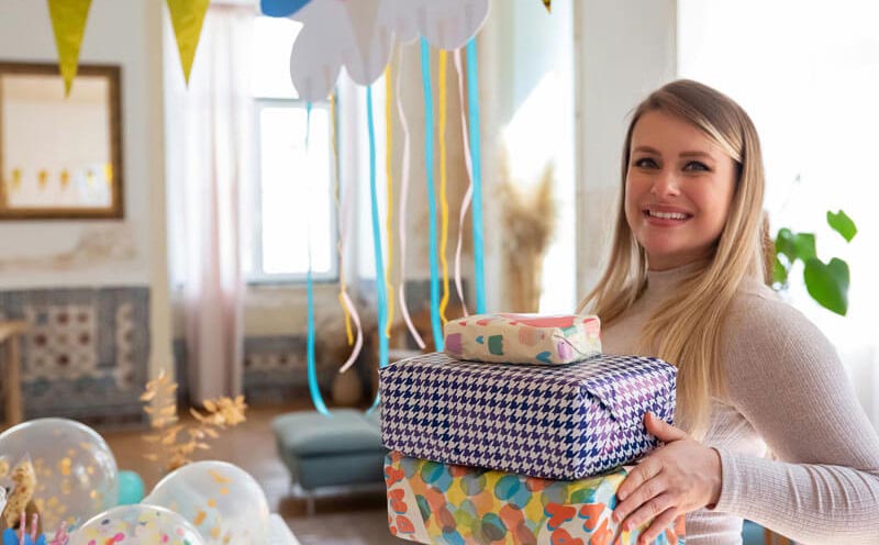 preznety na baby shower