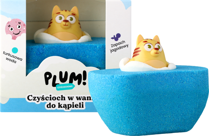 Kula do kąpieli „Czyścioch w wannie” Jagoda/Malina